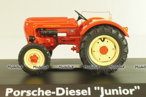 Porsche-Diesel "Junior" (F108) 1958, tractor, red, Schuco 1:43