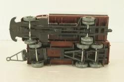 Krupp Titan with trailer, brown, 24480, Wiking 1:87
