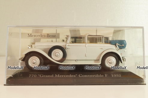 Mercedes-Benz 770 "Grand Mercedes" Convertible F 1932, grey, MBOMS007, Mercedes-Benz Offizielle Modell-Sammlung #7, Altaya 1:43 Уценка!