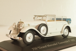 Mercedes-Benz 770 "Grand Mercedes" Convertible F 1932, grey, MBOMS007, Mercedes-Benz Offizielle Modell-Sammlung #7, Altaya 1:43 Уценка!