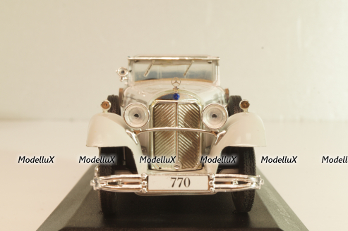 Mercedes-Benz 770 "Grand Mercedes" Convertible F 1932, grey, MBOMS007, Mercedes-Benz Offizielle Modell-Sammlung #7, Altaya 1:43 Уценка!