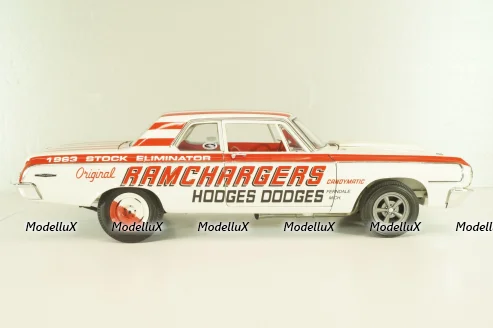 Dodge 330 Ramchargers 1964, white, L.E 504 pcs, A1806900, ACME 1:18