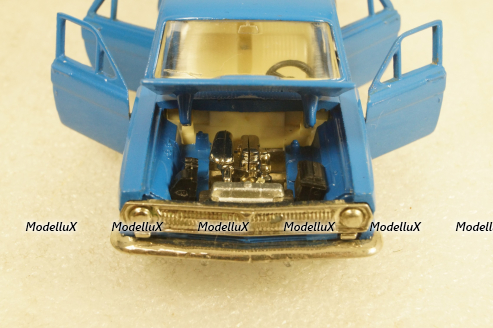 Газ-24 А14, синяя, Тантал/Радон 1:43