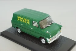 Ford Transit delivery bus " Mann Filter" 1969, green, 7421103, Atlas 1:43 