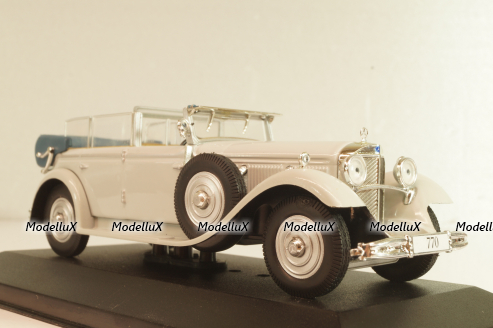 Mercedes-Benz 770 "Grand Mercedes" Convertible F 1932, grey, MBOMS007, Mercedes-Benz Offizielle Modell-Sammlung #7, Altaya 1:43 Уценка!