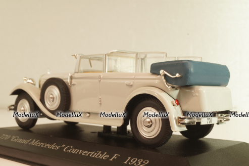 Mercedes-Benz 770 "Grand Mercedes" Convertible F 1932, grey, MBOMS007, Mercedes-Benz Offizielle Modell-Sammlung #7, Altaya 1:43 Уценка!