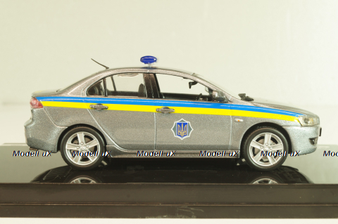 Mitsubishi Lancer X Державтоінспекція 2006, grey, 29311, Vitesse 1:43