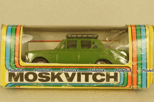 Москвич-412 с багажником, февраль 90г., Тантал/Радон 1:43