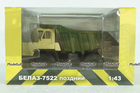 Белаз-7522 поздний 1988, 102224, АвтоИстория 1:43
