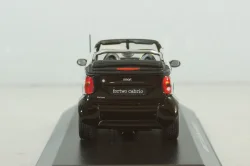 Smart fortwo cabrio black with body panel Fresh-Up (white), 0012497V001C51Q00, Minichamps 1:43