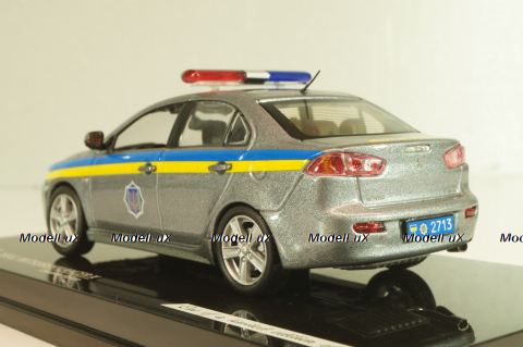 Mitsubishi Lancer X Державтоінспекція 2006, grey, 29311, Vitesse 1:43