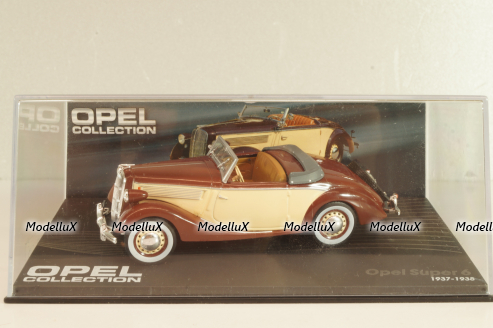 Opel Super 6 Cabriolet 1937, brown/beige, OPC0097, Altaya Opel Collection #097 1:43 Уценка!
