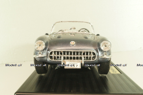 Chevrolet Corvette Convertible (C1) 1957, grey, 92018, Road Tough 1:18