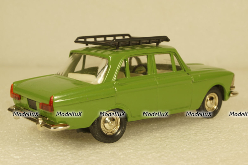 Москвич-412 с багажником, февраль 90г., Тантал/Радон 1:43