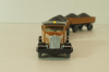 Hanomag ST 100 with 2 trailer, brown, 3500, Wiking 1:87