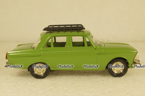 Москвич-412 с багажником, февраль 90г., Тантал/Радон 1:43