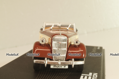 Opel Super 6 Cabriolet 1937, brown/beige, OPC0097, Altaya Opel Collection #097 1:43 Уценка!