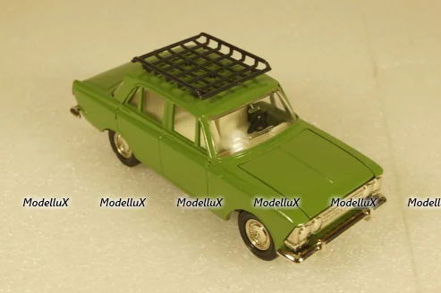 Москвич-412 с багажником, февраль 90г., Тантал/Радон 1:43