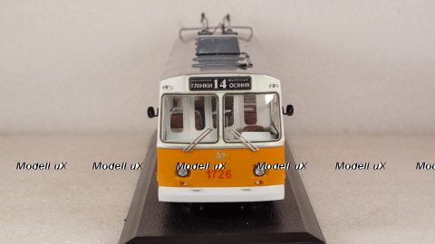 Зиу-9 троллейбус бело-желтый, Probe43 1:43