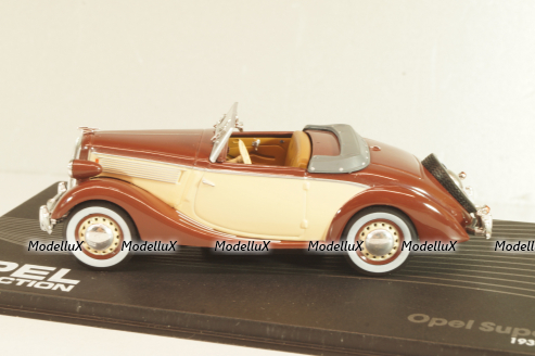 Opel Super 6 Cabriolet 1937, brown/beige, OPC0097, Altaya Opel Collection #097 1:43 Уценка!