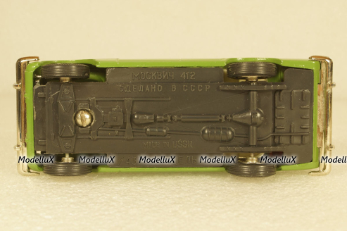 Москвич-412 с багажником, февраль 90г., Тантал/Радон 1:43