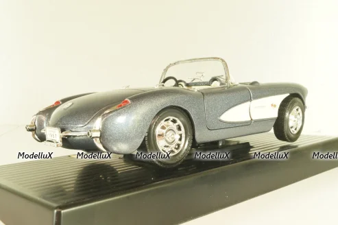 Chevrolet Corvette Convertible (C1) 1957, grey, 92018, Road Tough 1:18