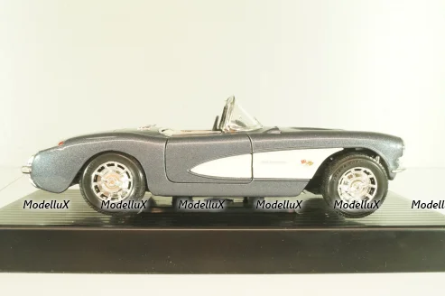 Chevrolet Corvette Convertible (C1) 1957, grey, 92018, Road Tough 1:18