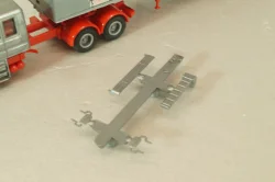 Scania T142 with semi-trailer Bodo Lamp, grey, 80811, Praline 1:87
