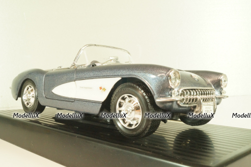 Chevrolet Corvette Convertible (C1) 1957, grey, 92018, Road Tough 1:18
