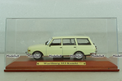 Wartburg 353 Kombi 1975, yellow, Atlas, DDR-Auto Kollektion #24  1:43