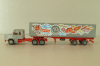Scania T142 with semi-trailer Bodo Lamp, grey, 80811, Praline 1:87