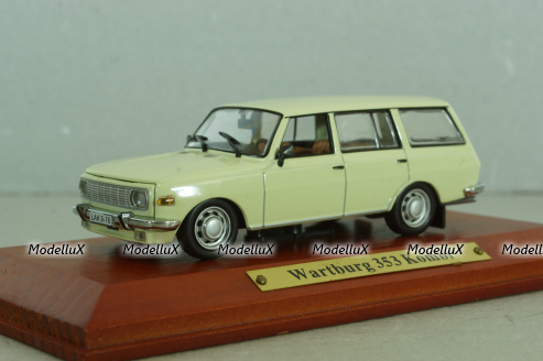 Wartburg 353 Kombi 1975, yellow, Atlas, DDR-Auto Kollektion #24  1:43