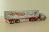 Scania T142 with semi-trailer Bodo Lamp, grey, 80811, Praline 1:87
