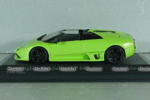 Lamborghini Murcielago LP640 Roadster 2007, pearl green, Minichamps 1:43