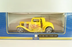 Ford 3-Window Coupe 1932 Hot Road, yellow, 3041111, American Mint 1:18
