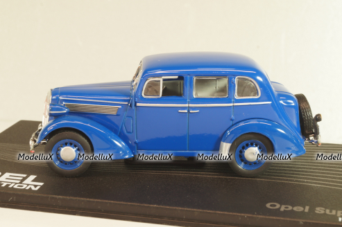 Opel Super 6 1937, blue, OPC079, Altaya Opel Collection #079 1:43