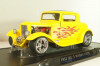 Ford 3-Window Coupe 1932 Hot Road, yellow, 3041111, American Mint 1:18