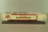 Mercedes LP 1632 with semi trailer Karamalz, yellow/red, 7832, Brekina 1:87