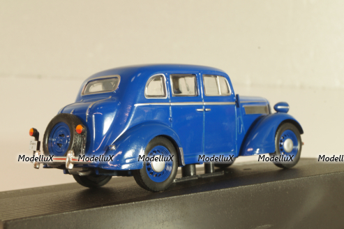 Opel Super 6 1937, blue, OPC079, Altaya Opel Collection #079 1:43