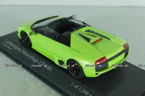 Lamborghini Murcielago LP640 Roadster 2007, pearl green, Minichamps 1:43
