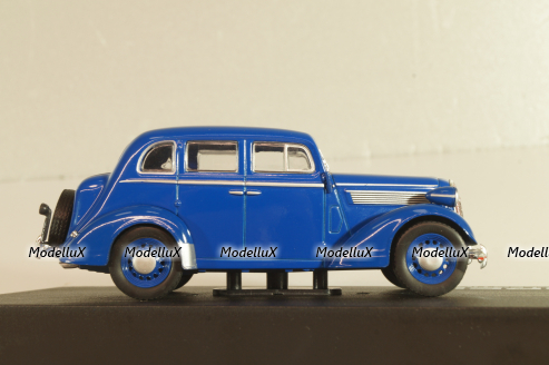 Opel Super 6 1937, blue, OPC079, Altaya Opel Collection #079 1:43