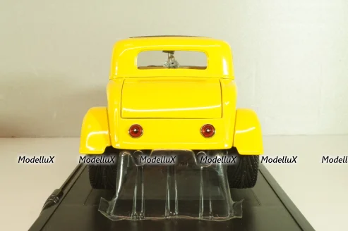 Ford 3-Window Coupe 1932 Hot Road, yellow, 3041111, American Mint 1:18