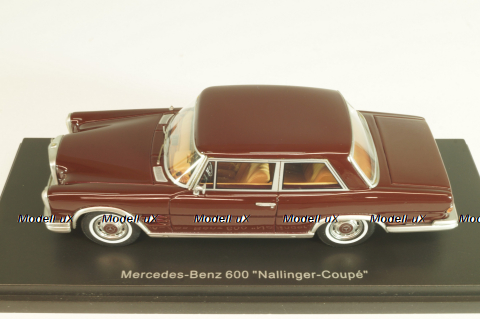 Mercedes-Benz 600 (W100) Nallinger Coupe 1963, brown, BoS 1:43