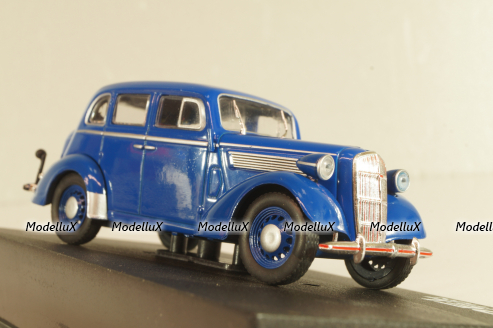 Opel Super 6 1937, blue, OPC079, Altaya Opel Collection #079 1:43