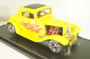Ford 3-Window Coupe 1932 Hot Road, yellow, 3041111, American Mint 1:18