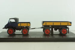 Mercedes-Benz Unimog 401 with trailer "Muller Mitteltal" black, 03114, Schuco 1:43