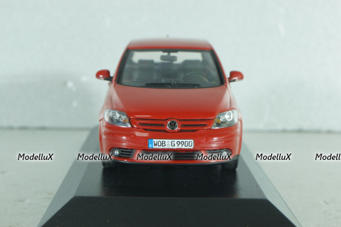 Volkswagen Golf Plus 2005, red, 430056011,  Minichamps 1:43