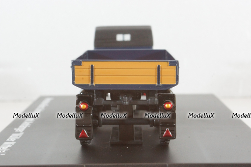 Mercedes-Benz Unimog 401 with trailer "Muller Mitteltal" black, 03114, Schuco 1:43