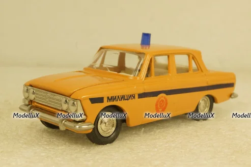 Москвич-408, милиция, август 91г.,  Тантал/Радон 1:43