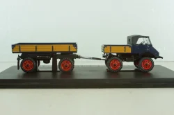 Mercedes-Benz Unimog 401 with trailer "Muller Mitteltal" black, 03114, Schuco 1:43